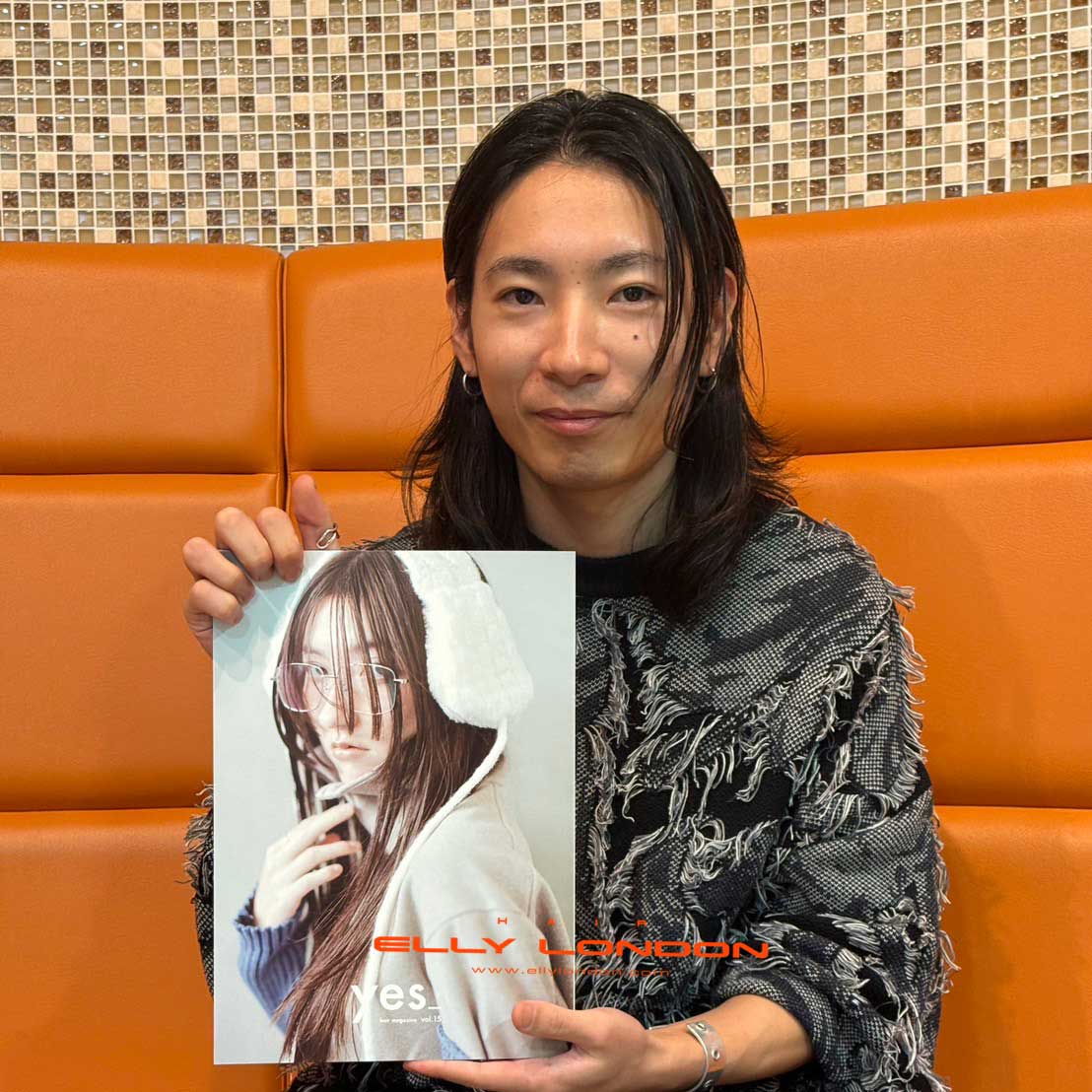 yes hair magazine 掲載　三宮Part2店 三好